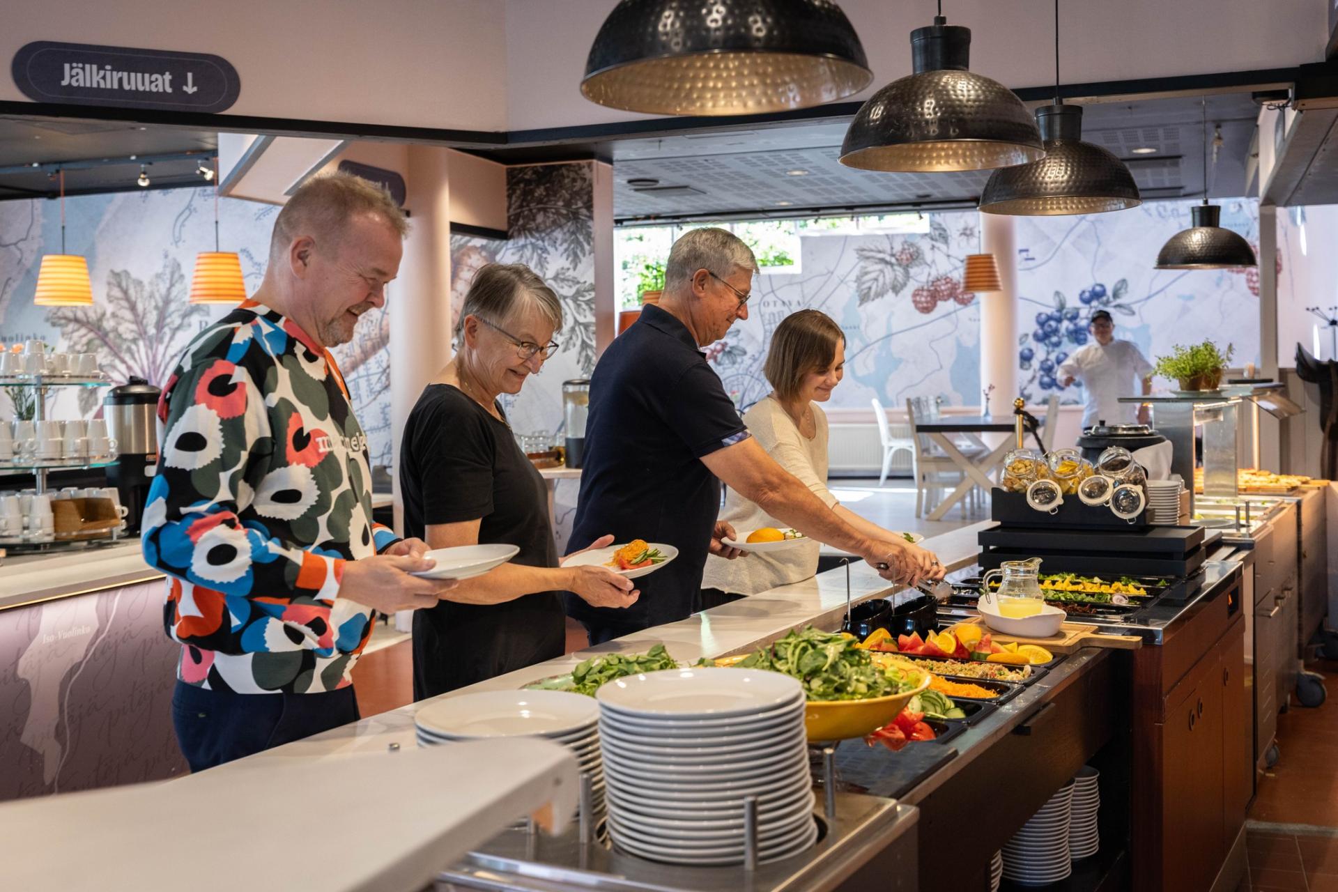 Vaiha-ravintoloiden lounas on vaihtoehtoja täynnä
